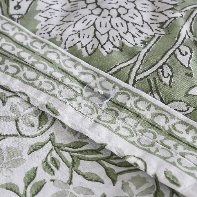 Levtex Home Adare Sage Reversible King Duvet Cover Set - Image 6