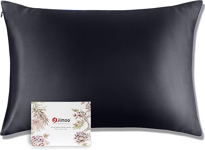J JIMOO 100% Mulberry Silk Pillowcase by JJIMOO
