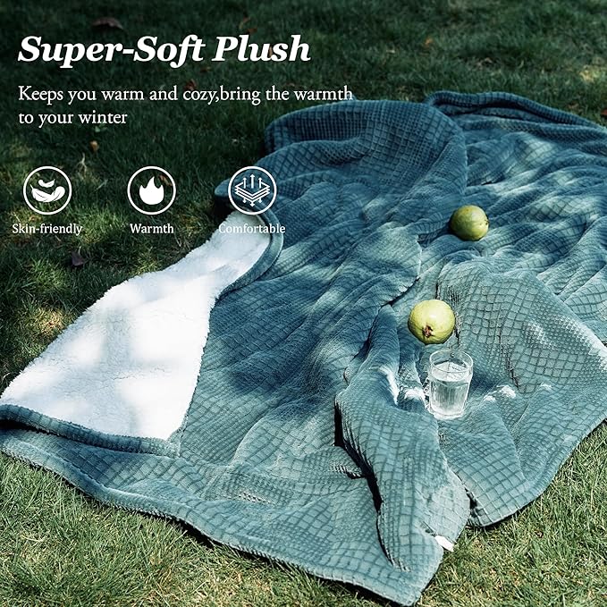 Texciting Heated Blanket Electric Blanket Throw 50''X60''-Heating Throw - Image 5