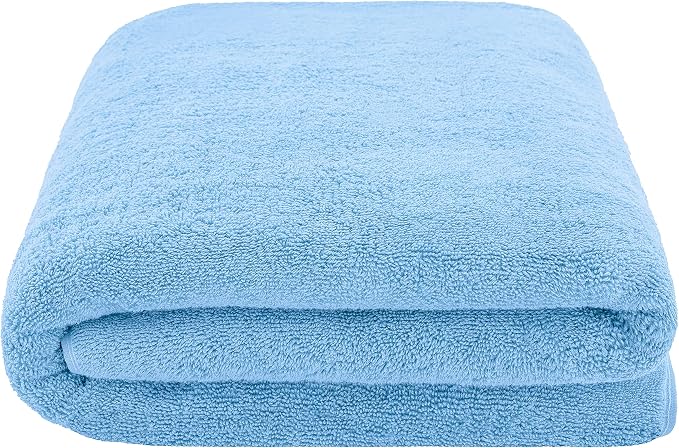 Cotton Paradise, 100% Cotton 40x80 Oversized Bath Sheet, Extra Large Turkish - Image 6