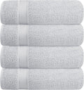 BELZZI Home Ultra Soft 4 Pack Oversized Bath Towel Set 27x54, Cotton Compact by Unknown