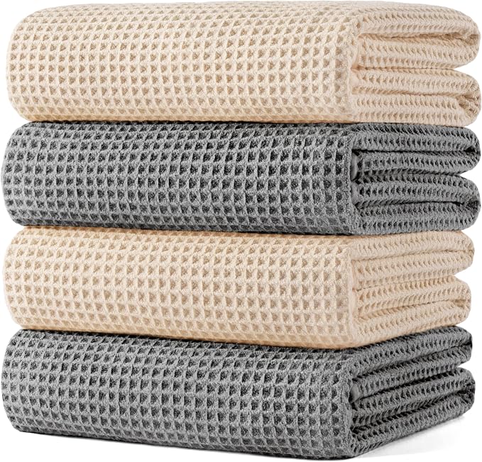 POLYTE 430 GSM Microfiber Oversize Quick Dry Lint Free Bath Towel, 60 x 30 in by Polyte