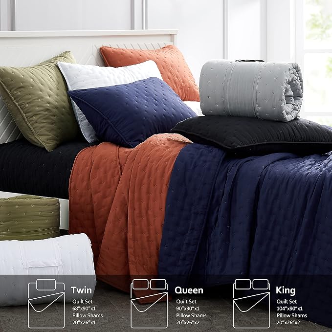 ROARINGWILD California Cal King Size Quilt Bedding Sets - Image 7