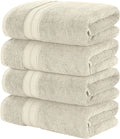 Modern Threads 4-Pack SpunLoft Bath Towel Sand 30x54 by ModernThreads