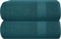 GLAMBURG Premium Cotton Oversized 2 Pack Bath Sheet 35x70-100% Pure Cotton by GLAMBURG