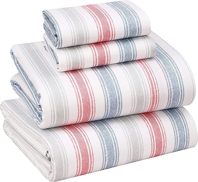 RUVANTI 100% Cotton Sheets – California King Percale Bedding, Cooling & by Ruvanti