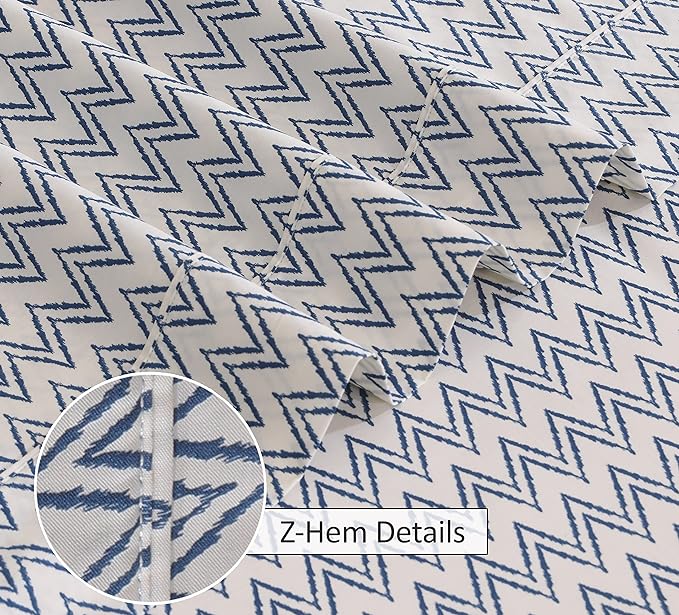 RUVANTI 100% Cotton Sheets – Queen Size Percale Bedding, Cooling & Breathable - Image 4