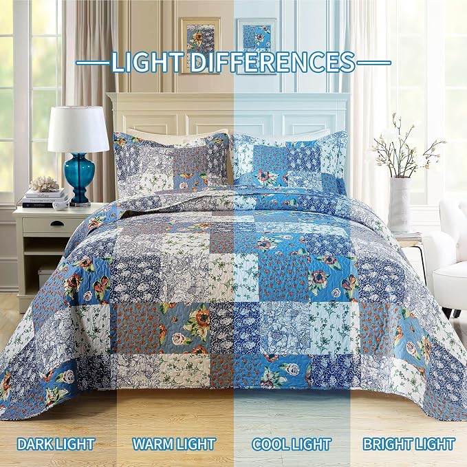 BEDIFANY Boho King Size Quilt Bedding Set - Image 6