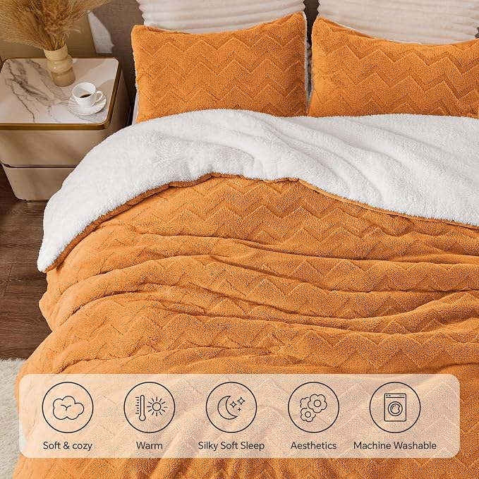 BEDELITE Fluffy Queen Comforter Set - Image 6