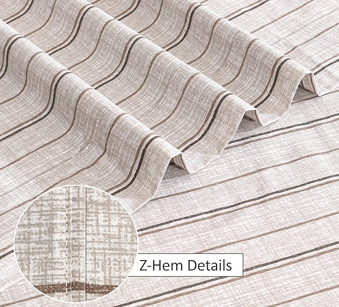 RUVANTI 100% Cotton Sheets – Split King Size Percale Bedding, Cooling & - Image 4