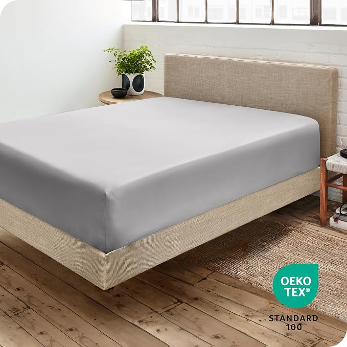 Bare Home Fitted Bottom Sheet Short Queen Size - Image 4