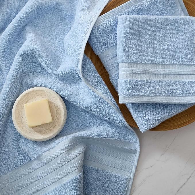 Martha Stewart - Bath Towels, Soft & Absorbent 100% Cotton Towels, Plush 700 GSM - Image 10