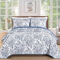 WONGS BEDDING Quilt Queen Size, Botanical Quilts by WONGSBEDDING