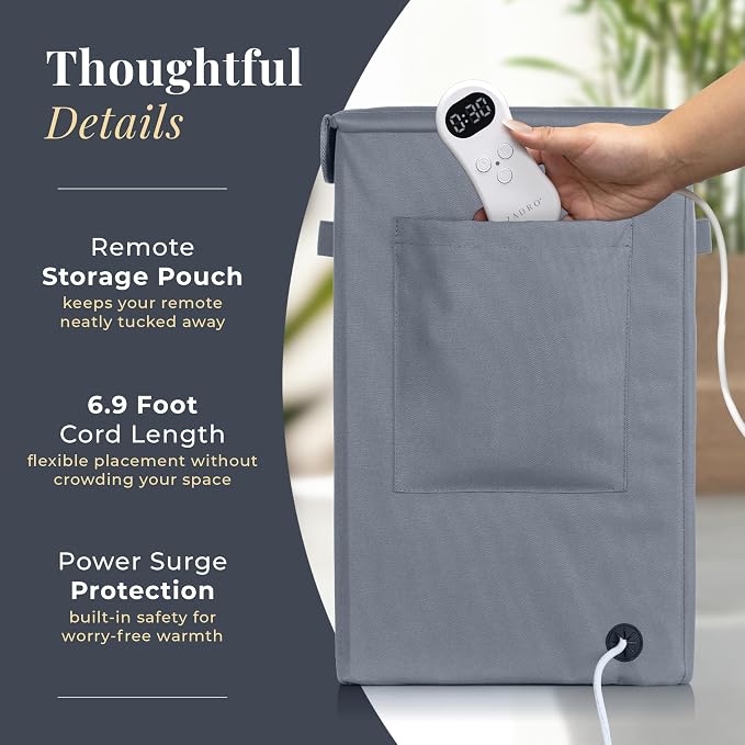 Zadro Foldable Towel Warmer, Folding Heat-Resistant Fabric, XLarge 35 Liter - Image 9