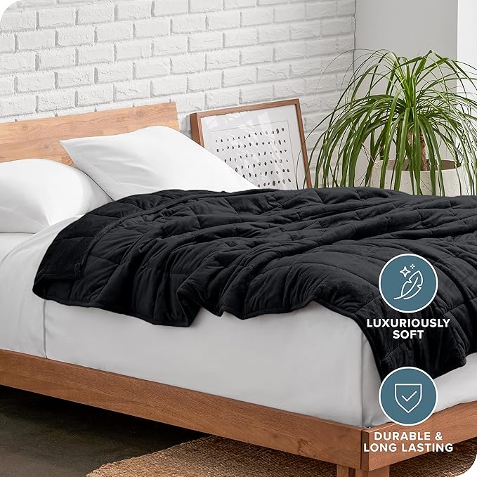 Bare Home Weighted Blanket Full or Queen Size 12lb - Image 5