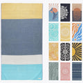 FESHKA Sand Proof Turkish Beach Towel – Oversized, Quick Dry & Lightweight by FESHKA