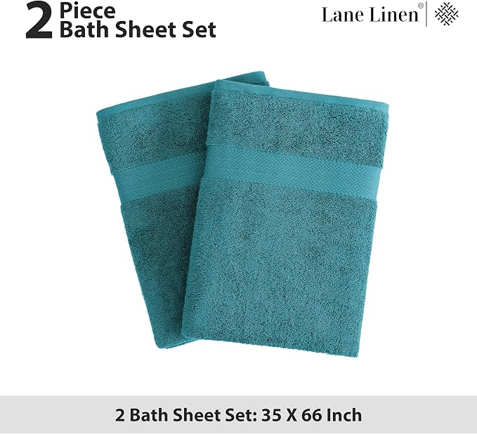 LANE LINEN 100% Cotton Bath Sheets - Image 5