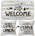 Welcome to Our Rolling Estate Soft Diatom Mud Absorbent Bath Rug 17”x30” by FLDAS