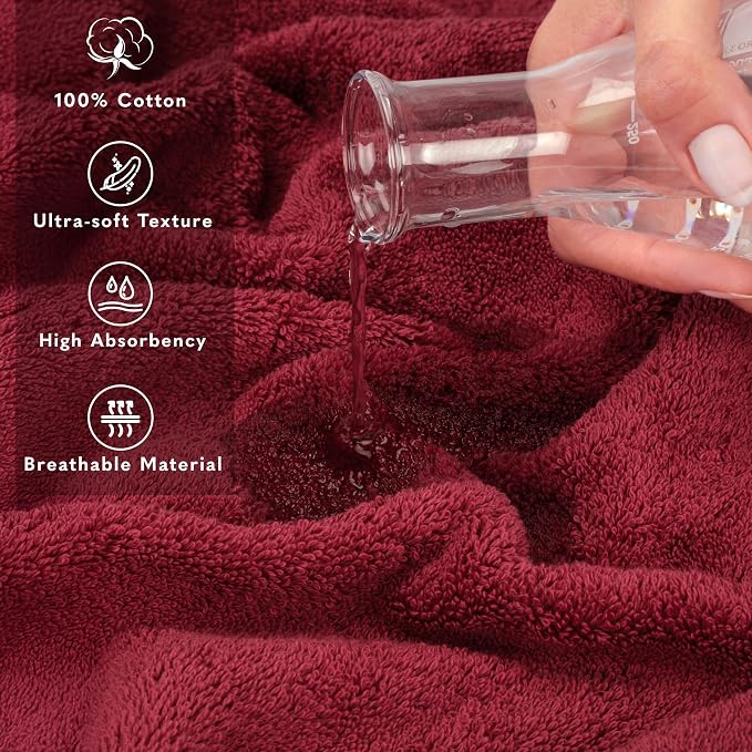 American Soft Linen 100% Cotton 600 GSM Turkish 40x80 Oversized Bath Towel Sheet - Image 4