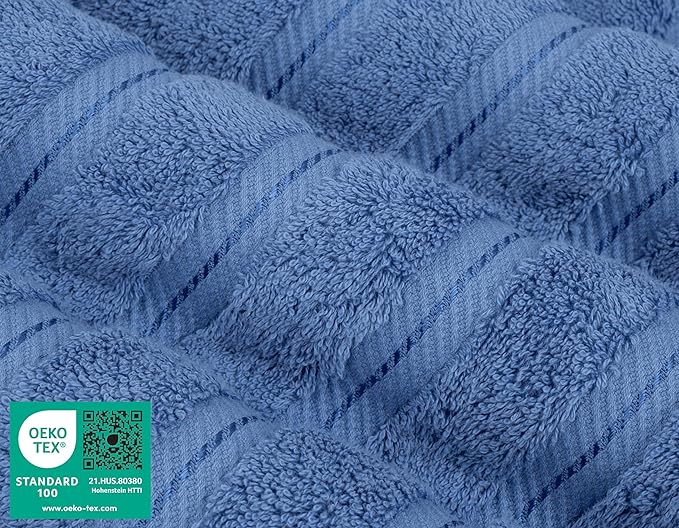American Soft Linen Luxury 4 Piece Bath Towel Set, 600 GSM 100% Cotton Turkish - Image 3
