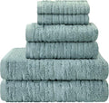SKL Home CloudSoft 100% Cotton Luxury 6-Piece Towel Set, 600 GSM, Ultra Plush & by SKLHomebySaturdayKnightLtd