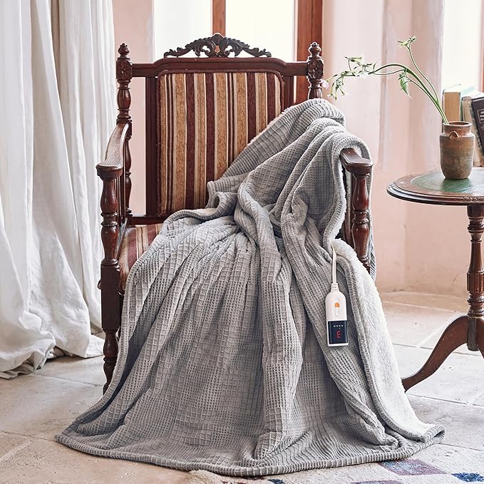 Texciting Heated Blanket Electric Blanket Throw 50''X60''-Heating Throw - Image 3