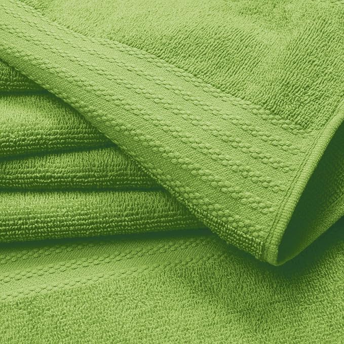 GLAMBURG Ultra Soft 12-Piece Washcloths Set 13x13-100% Ringspun Cotton - Image 2