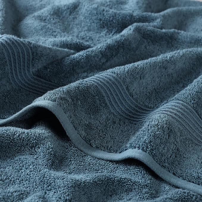 Superior Egyptian Cotton 2-Piece Bath Sheet Towel Set, Oversized Body Towels - Image 3
