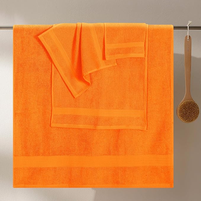 GLAMBURG Ultra Soft 8-Piece Towel Set - Image 3
