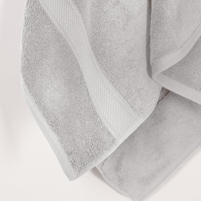 Superior Solid Egyptian Cotton Bath Towel Set - Image 6