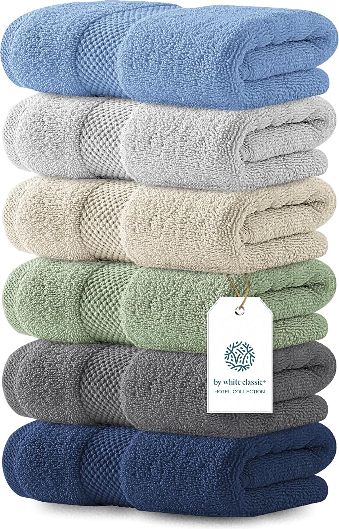 White Classic Luxury Multicolor Hand Towels by WhiteClassic