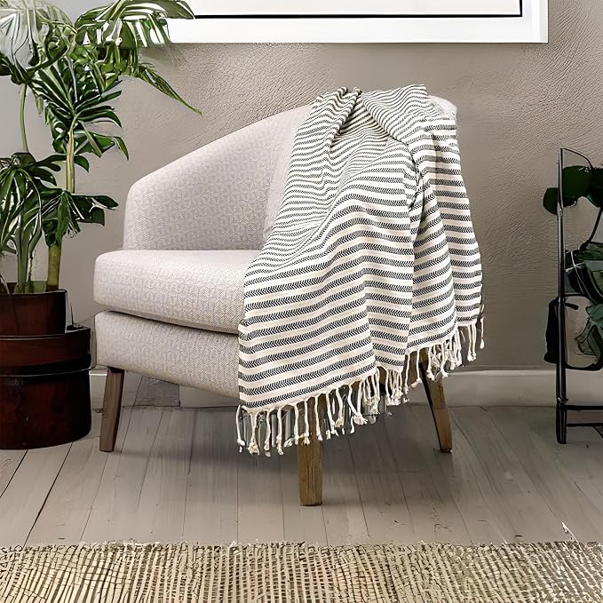 Bazaar Anatolia Turkish Beach Towel – 100% Cotton, Quick Dry, Sand Free Boho - Image 9