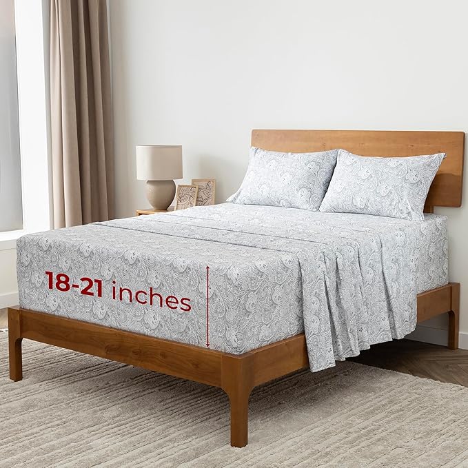 Mellanni Extra Deep California King Sheets by Mellanni