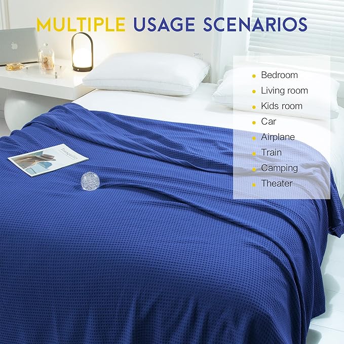 AmyHomie Cooling Blanket Twin Size, 100% Rayon Derived from Bamboo, Cool Summer - Image 4