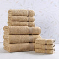 Superior Egyptian Cotton 9-Piece Towel Set, Guest Bath Decor Essentials by SUPERIOR
