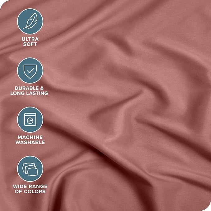 Bare Home Fitted Bottom Sheet Full Size - Image 2