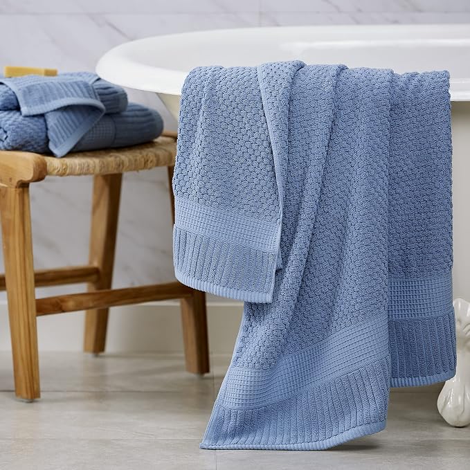 NY Loft 100% Cotton Hand Towel 6 Pack | Super Soft & Absorbent Quick-Dry Hand - Image 7