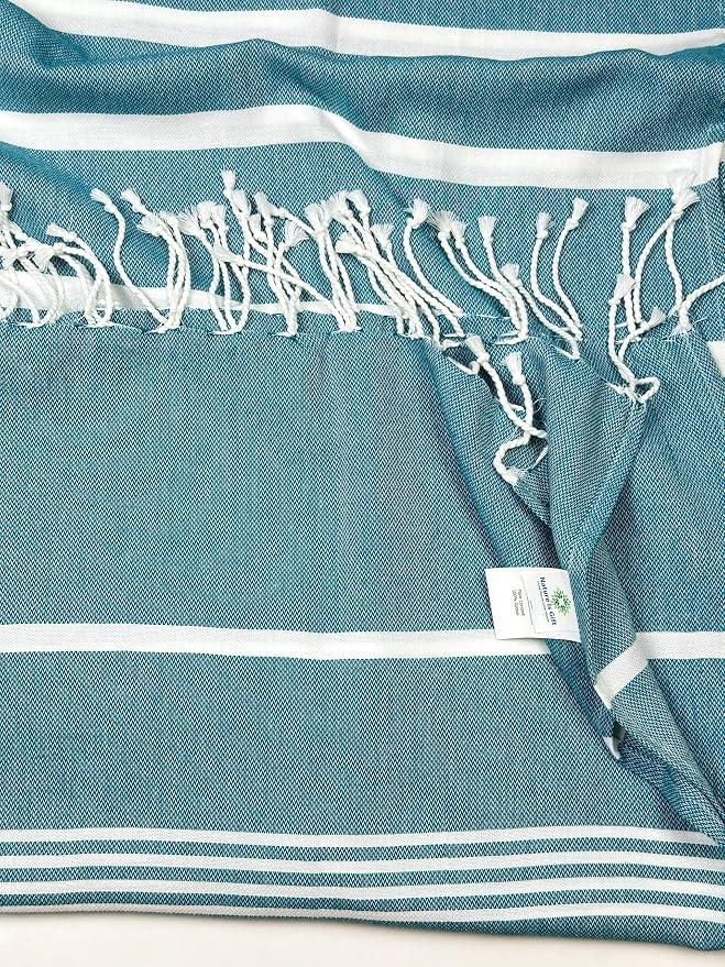 Beach Towel 100% Cotton Turkish Beach Towel Adult 38x70 Inch Pre-washed - Image 5