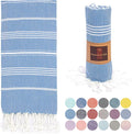 Beach Towel 100% Cotton Turkish Beach Towel Adult 38x70 Inch Pre-washed by NatureIsGift