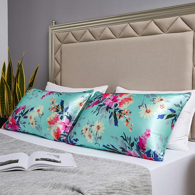 MR&HM Satin Pillowcase for Hair and Skin, Silk Satin Pillowcase 2 Pack - Image 6