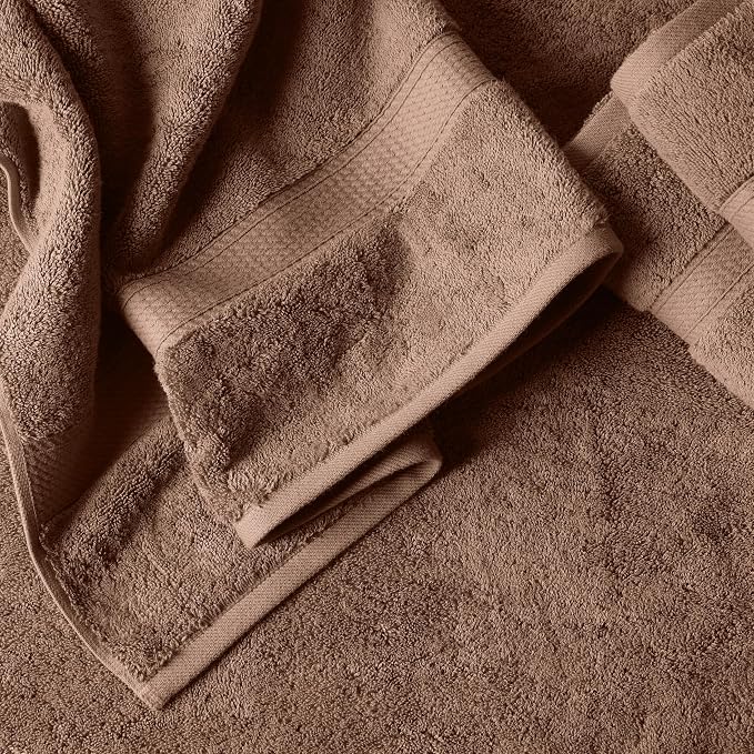 SUPERIOR Egyptian Cotton Pile 6 Piece Towel Set, Includes 2 Bath, 2 Hand - Image 3