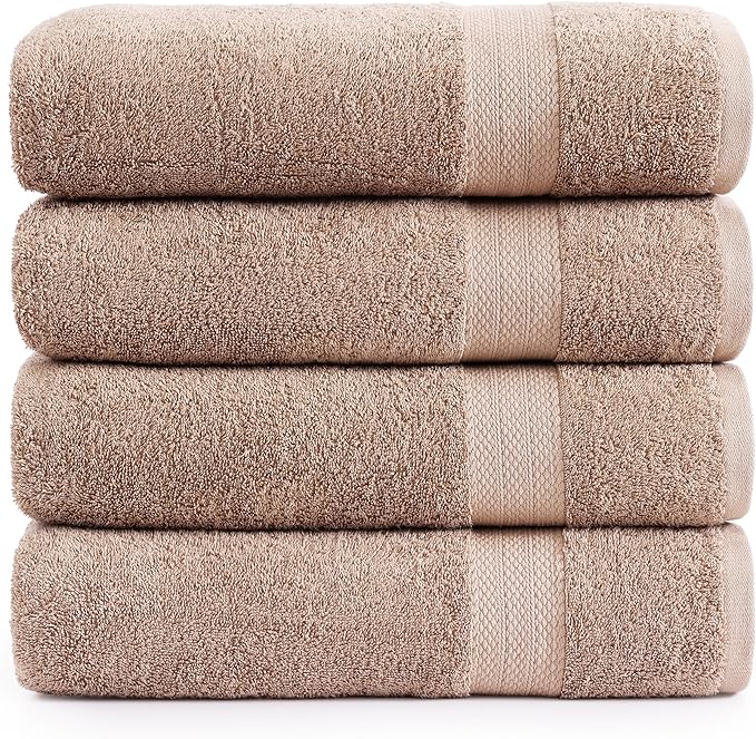 LANE LINEN Luxury Bath Towels Set of 4 by LaneLinen