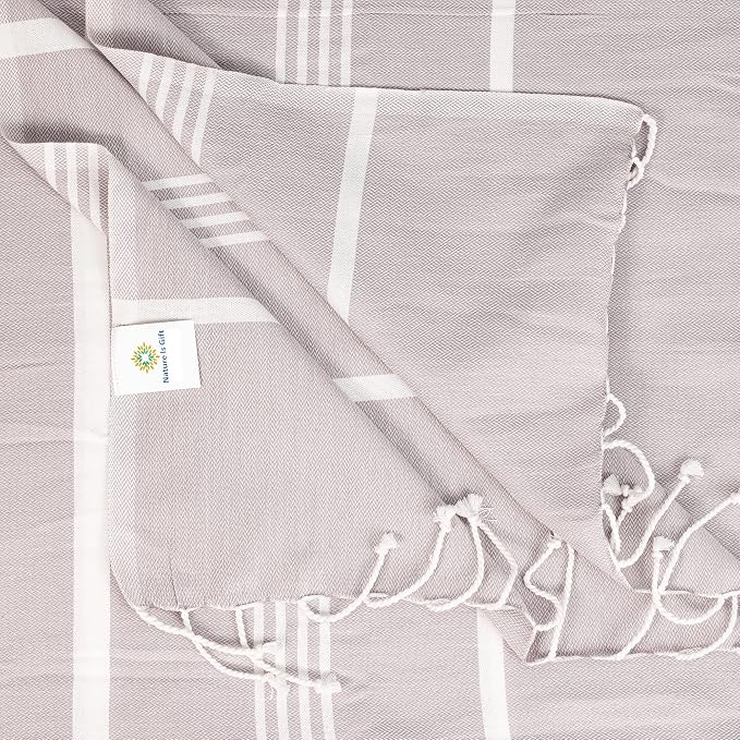 Beach Towel 100% Cotton Turkish Beach Towel Adult 38x70 Inch Pre-washed - Image 2