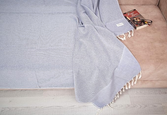 Bersuse 100% Cotton Ventura XL Throw Blanket - Image 3