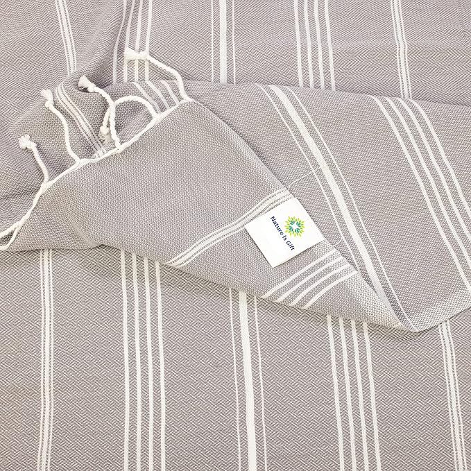 Beach Towel 100% Cotton Turkish Beach Towel Adult 38x70 Inch Pre-washed - Image 2