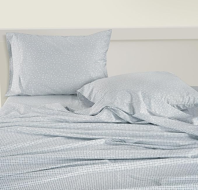LANE LINEN 100% Organic Cotton Pre Washed Extra Long Twin Sheets Low Pill Fade - Image 3