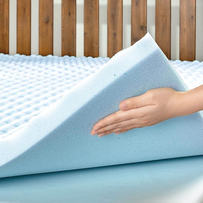 Best Price Mattress 2 Inch Egg Crate Memory Foam, Cooling Gel Infusion - Image 4