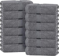 White Classic Wealuxe Grey Hand Towels by WhiteClassic