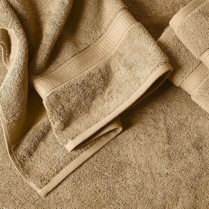 SUPERIOR Egyptian Cotton Pile 6 Piece Towel Set, Includes 2 Bath, 2 Hand - Image 3