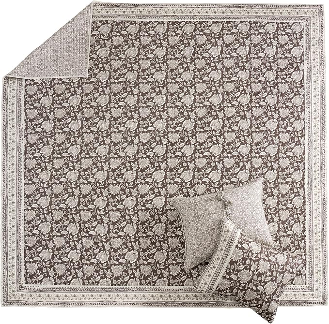 Levtex Home Adare Cocoa Reversible Twin/Twin XL Quilt Set - Image 6